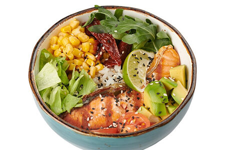 Поке с форелью