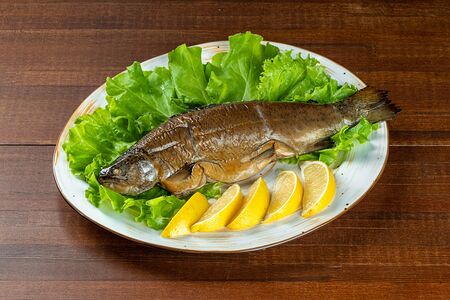 Форель горячего копчения