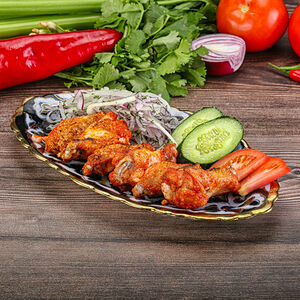 Крылья на мангале