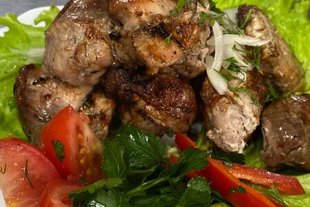 Шашлык из cвинoй мякоти окорока