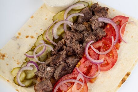 Биф с говяжьим бифштексом L