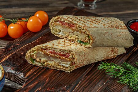 Шаурма с рыбой