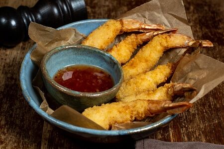 Креветки темпура