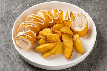 Куриный рулет с беконом и сыром