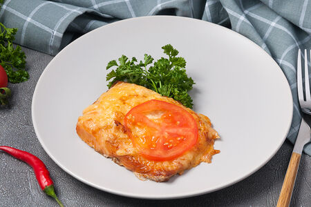 Филе горбуши с томатом