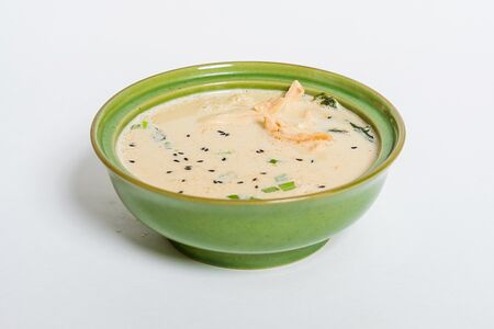 Суп сливочный с лососем