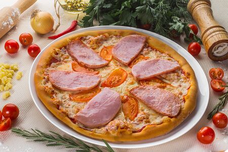 Пицца Ветчинная