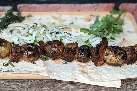 Картофель с курдюком