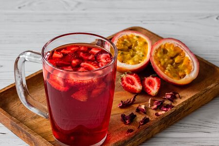 Чай Клубника-маракуйя