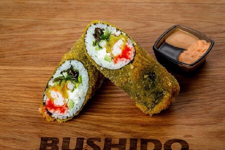 Буррито с жаренной креветкой