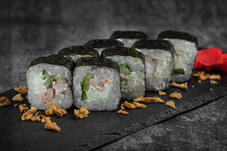 Сливочный ролл с креветкой