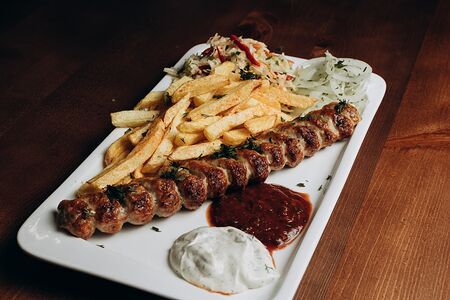 Сет №5 с люля-кебабом из свинины и курицы