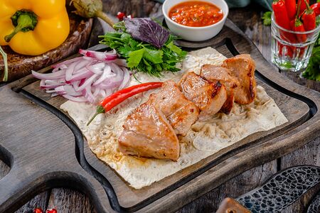 Шашлык из телячьей мякоти