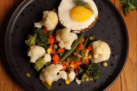 Капуста цветная с фасолью