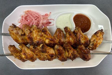 Шашлык из куриных крылышек