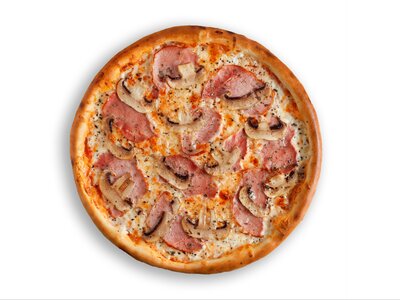 Ветчина и грибы