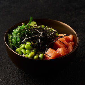 Поке с лососем