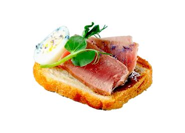 Брускетта с тунцом 2.0