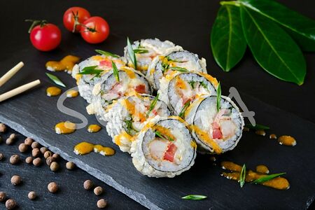 Темпура курица с беконом