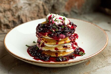 Панкейки с крем чиз