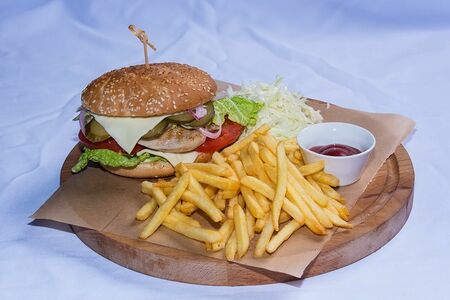 Бургер с курицей