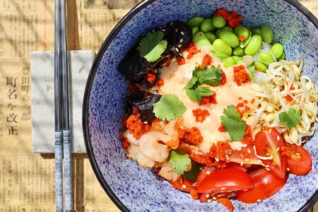 Боул с креветкой