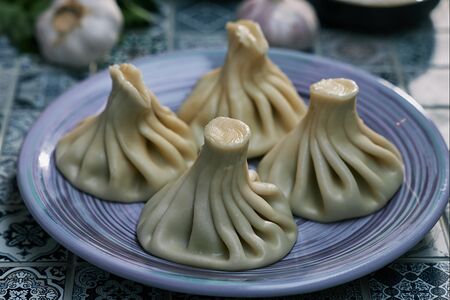 Хинкали с бараниной