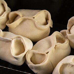 Манты с мясом и картошкой