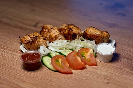 Шашлык из куриного филе
