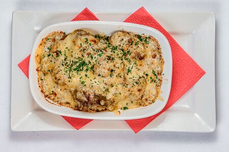 Запеканка с куриной печенью