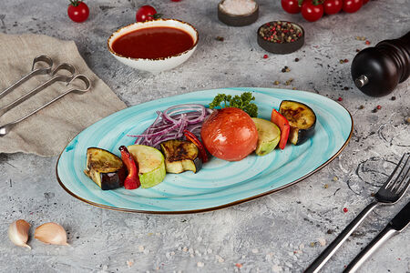 Овощи на мангале