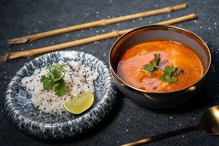 Том Ям с креветками