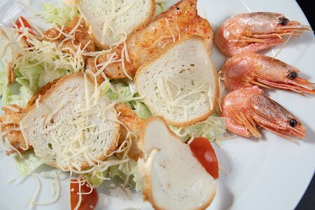 Цезарь с креветкой