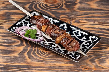 Шашлык из печени
