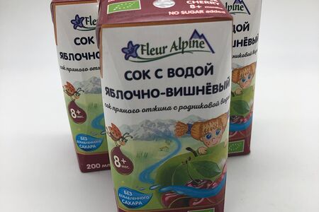 Сок яблочно-вишневый Fleur Alpine