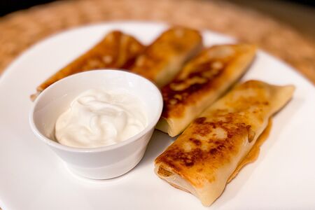 Блинчики с мясом