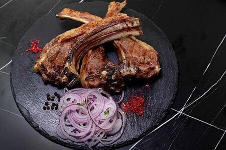 Шашлык из бараньей корейки