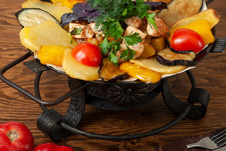 Садж из курицы