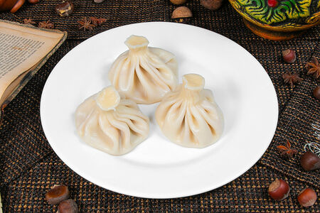 Хинкали с говядиной вареные