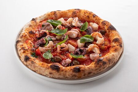 Пицца с морепродуктами