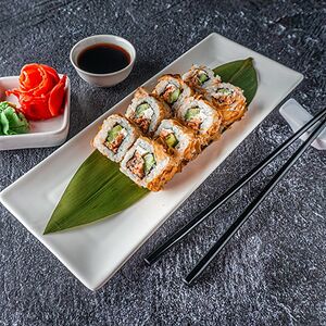 Бонито с угрем ролл 6 шт