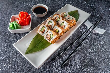 Бонито с угрем ролл 6 шт