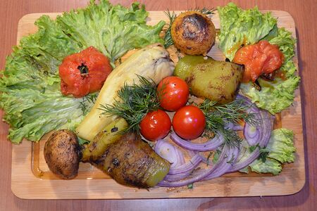 Овощи на мангале