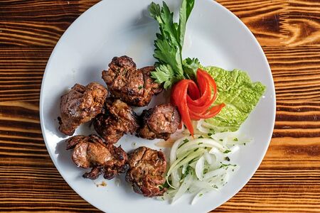 Шашлык из cвинoй шеи Фермерский