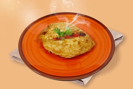 Отбивная из филе птицы по-столичному