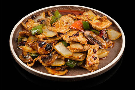 Свинина с грибами