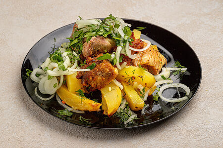 Картофель с мясом