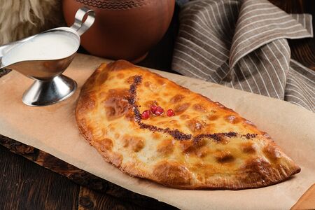 Кутабы с зеленью и сыром