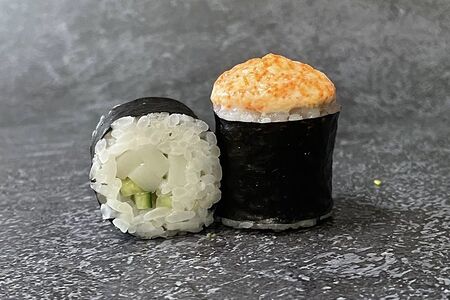 Малый запеченный с кальмаром