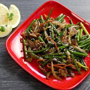 Стрелки чеснока жаренные